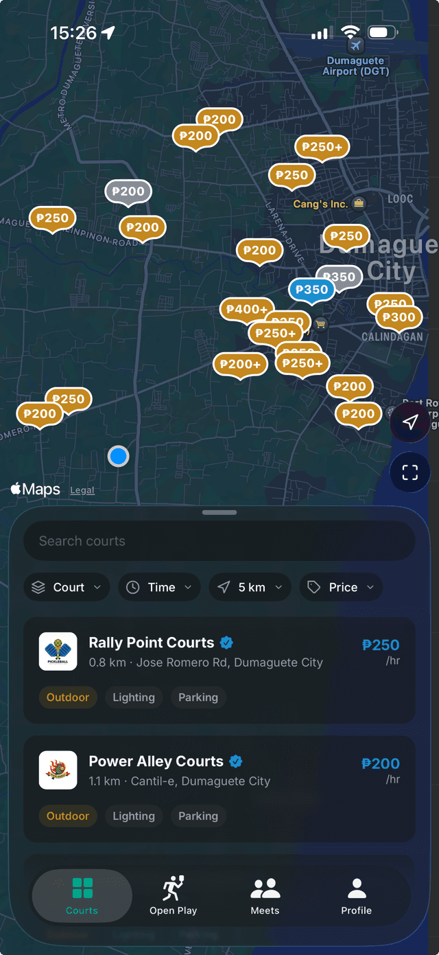 Dinky app court discovery